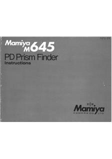 Mamiya M 645 - System manual. Camera Instructions.